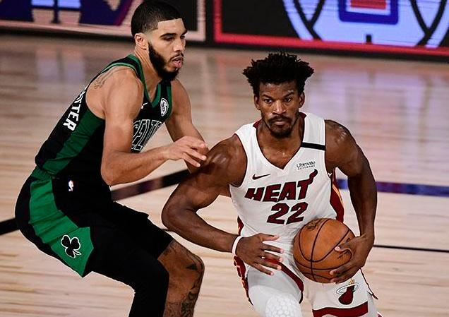  巴特勒硬解关键球热火加时险胜猛龙